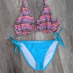 Victorias Secret bikini top bottom set 36D Large